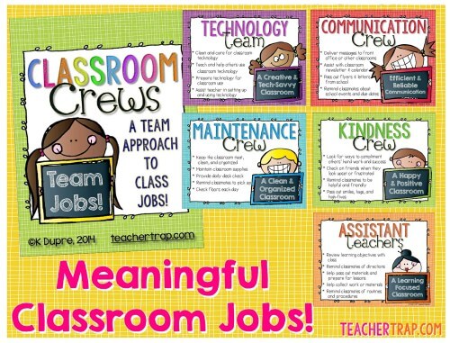 classroom jobs