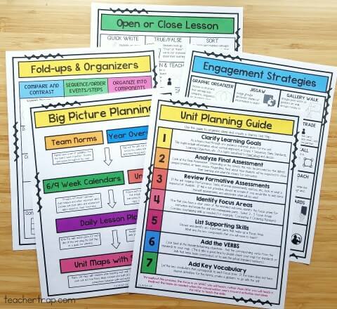 Lesson Planning Pack by Teacher Trap