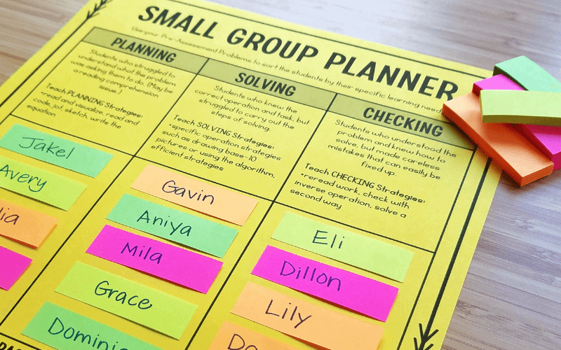 Small Group Chart