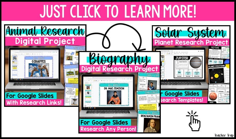 digital research projects for elementary students